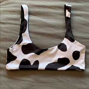 Cow print bikini